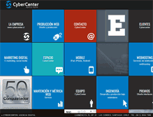 Tablet Screenshot of cybercenter.cl